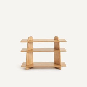 Lage massief eiken boekenkast, klein model, ILOSS