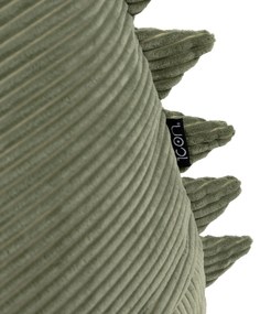 Kinder Zitzak Dino Lounger & Kussen Set - Groen