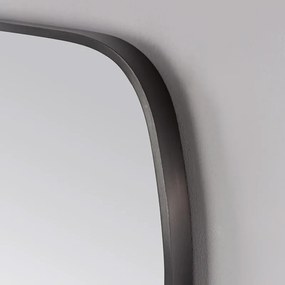 Lambini Designs Calera spiegel 100cm met spiegelverwarming en dimbare verlichting gunmetal
