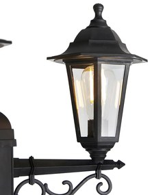 Smart buiten lantaarn zwart 3-lichts incl. Wifi ST64 - New Haven