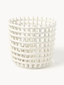 Handgemaakte opbergmand Nalan van keramiek, H 32 cm