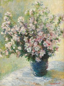 Kunstreproductie Vase of Flowers (1881), Claude Monet