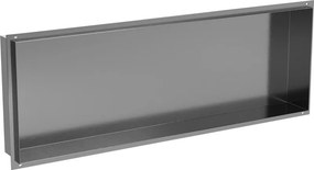 Mexen X-Wall-NR nisvak plank zonder flens 90 x 30 cm, geborsteld geweergrijs - 19E1903010