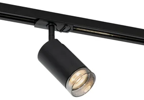 Moderne Spot / Opbouwspot / Plafondspot met smoke ring voor railsysteem 1-fase GU10 50mm - Iconic Jeana Modern GU10 rond Binnenverlichting Lamp