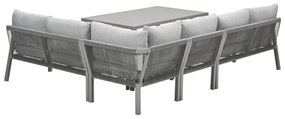Garden Impressions Tarera lounge dining set 5-delig R - taupe
