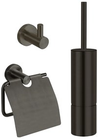 Best Design Moya toilet accessoires set Gunmetal verouderd ijzer