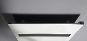 Aqualine Orlando plaat radiator 60x162cm wit 611Watt