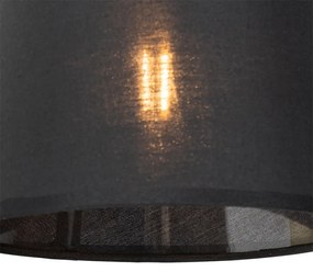 LED Moderne wandlamp zwart en messing met leeslamp - Renier Modern E14 rond Binnenverlichting Lamp