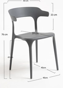 Set 4 Teul Stoelen