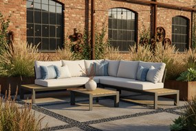 Loungeset 5 personen Aluminium Grijs Lifestyle Garden Furniture Navarra