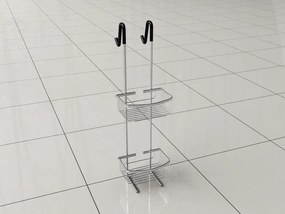 Mueller Domo doucherek 2 laags 80cm RVS look
