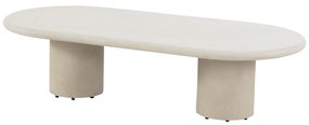 Hampton lounge tuintafel ovaal mortex beige 140x65xH35 cm 4 Seasons Outdoor
