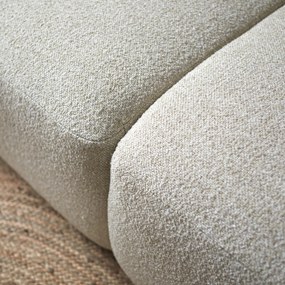 Kleine Hoekbank Beige Hoek Rechts