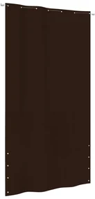 vidaXL Balkonscherm 140x240 cm oxford stof bruin