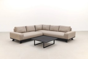 Barcelona/Cuba Sunbrella loungeset - Taupe - 3-delig