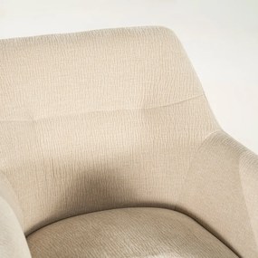 By-Boo Bliss Draaibare Barkruk Stof Beige