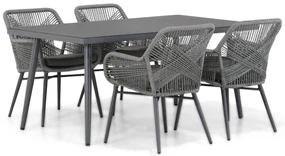 Tuinset 4 personen 170 cm Rope Grijs Lifestyle Garden Furniture Advance/Valencia
