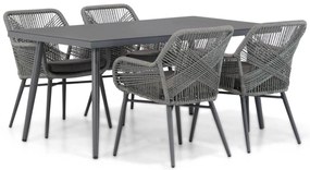 Tuinset 4 personen 170 cm Rope Grijs Lifestyle Garden Furniture Advance/Valencia