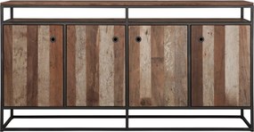 D-Bodhi Tuareg Dressoir Teakhout Met Metaal - 178x40x90cm.