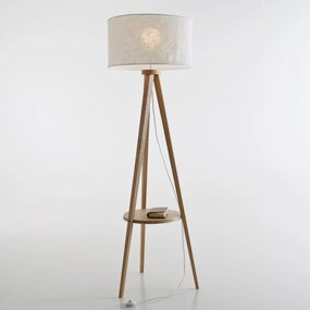 Staande lamp, drievoet en lampenkap, Setto