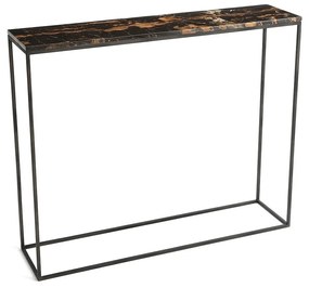 Console amber marmer/staal L90 cm, Ambrette