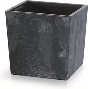 Prosperplast Urbi Square Lage Plantenbak - Beton Effect Antraciet - 29,5x29,5 cm