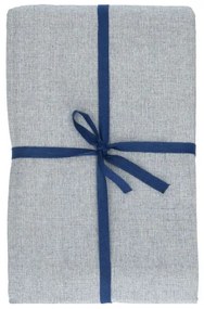 Tafelkleed rond, GOTS bio-katoen, blauw,Ø 180 cm