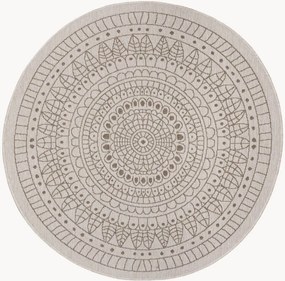 Rond dubbelzijdig in- & outdoor vloerkleed Porto