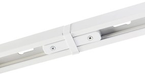 Modern 1-fase railsysteem met 4 spots wit - Jeana