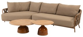 June Biarritz chaise longue loungeset 4 delig amber 4 Seasons Outdoor