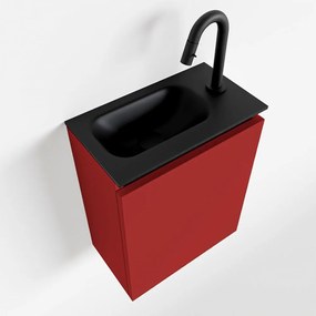 Mondiaz Ture 40cm toiletmeubel fire met wastafel urban links 1 kraangat