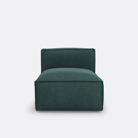 Modulaire comfortzetel in geribd fluweel, Seven