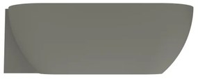 Arcqua Havana Halfvrijstaand Bad - 170x80cm - links - mat beton BAD242102