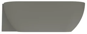 Arcqua Havana Halfvrijstaand Bad - 170x80cm - links - mat beton BAD242102