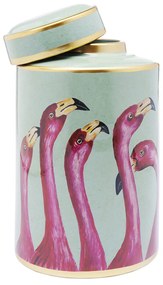 Kare Design Flamingos Deco Opbergpot Flamingos 29 Cm