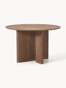 Ronde eettafel Jolka van eikenhout, in verschillende formaten