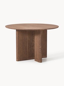 Ronde eettafel Jolka van eikenhout, Ø 120 cm