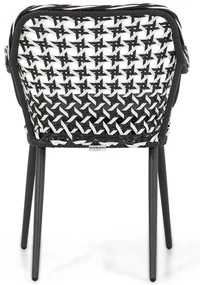 Domani Furniture Emory Dining Tuinstoel Wicker Zwart