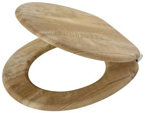 Tiger Hetta Toiletbril - met deksel - MDF - Bruin 800589
