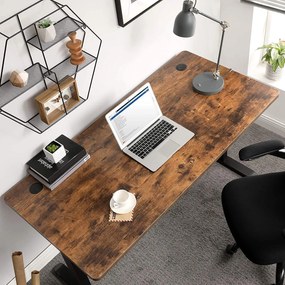 Nancy's Kingman Bureau - Elektrisch Verstelbaar - Zit-Statafel - Werkplek - Industrieel - 140 x 70 cm