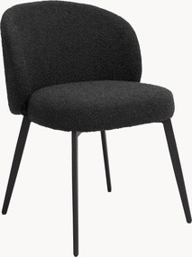 Bouclé eetstoelen Lloyd, 2 stuks