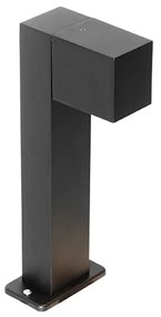 Industriële staande buitenlamp zwart 35 cm IP44 - Baleno