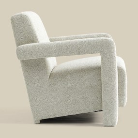 Japandi Fauteuil Beige Stof