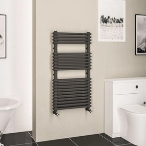 Eastbrook Imperia 2 koloms handdoekradiator 60x115cm 1189W antraciet