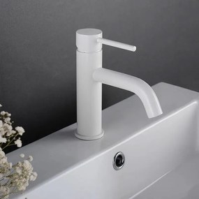 Wastafelkraan Rea Lungo White Low