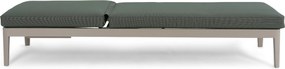 Lifestyle Garden Furniture Mateo Ligbed Met Kussen Loft/moss Green Aluminium Taupe