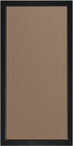 Schutting Sereno Textileen Sahara Weave - Zwart aluminium kader (180 x 90 cm)