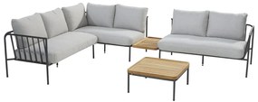 4 Seasons Outdoor Figaro hoekbank XXL *** SALE *** Loungeset   antraciet weerbestendig