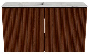 Mondiaz Joya DLux 70cm toiletmeubel ruby met wastafel faye links zonder kraangat glace