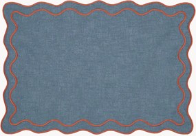 Placemat Beja met geborduurde rand